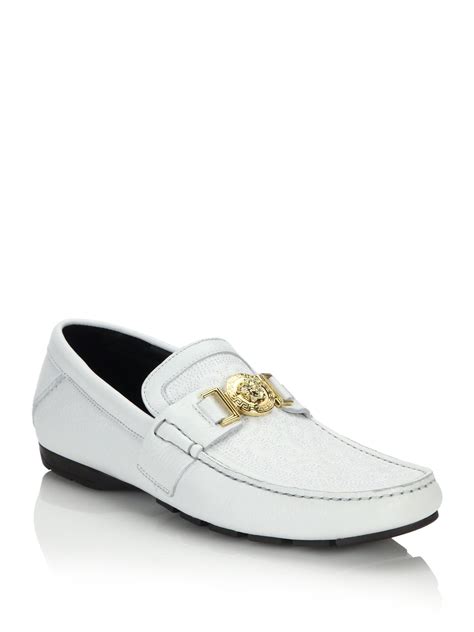 white versace loafers|versace vanitas loafers.